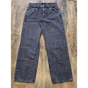 Cotton:On Women’s Size 4 Low Rise Straight Leg Jeans Stonewash Y2K 90s Grunge